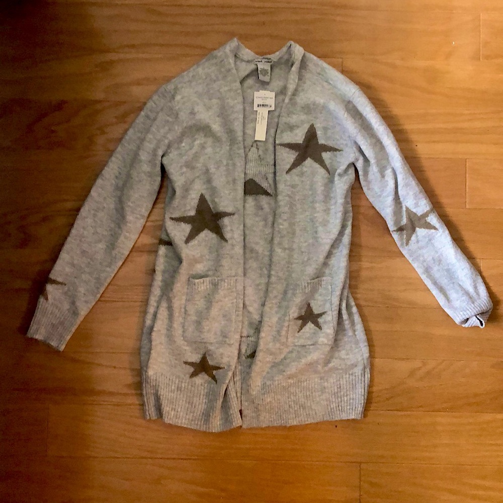 Grey Sweater with Stars